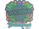 Sticker | Wicadia (Embroidered) | Budapest 2025