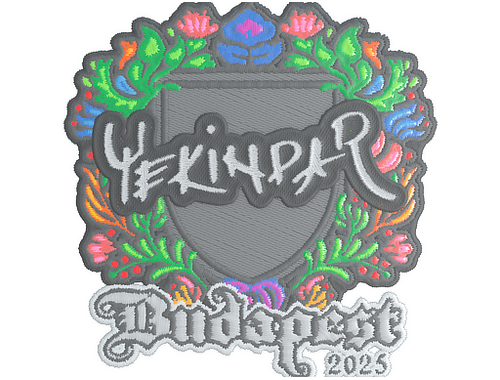 Naklejka | YEKINDAR (haftowana) | Budapeszt 2025