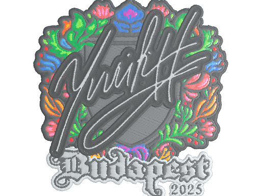 Sticker | yuurih (Embroidered) | Budapest 2025