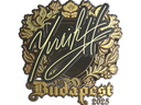 Sticker | yuurih (Gold) | Budapest 2025