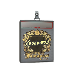 Sticker Slab | xertioN (Gold) | Budapest 2025