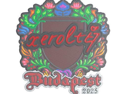 Sticker | xerolte (Embroidered) | Budapest 2025