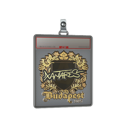 Sticker Slab | XANTARES (Gold) | Budapest 2025