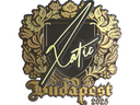 Sticker | XotiC (Gold) | Budapest 2025