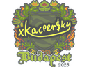 Sticker | xKacpersky | Budapest 2025