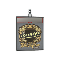 Sticker Slab | xKacpersky (Gold) | Budapest 2025