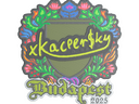 Sticker | xKacpersky (Embroidered) | Budapest 2025