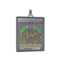 Sticker Slab | z4KR (Embroidered) | Budapest 2025