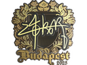 Sticker | z4KR (Gold) | Budapest 2025