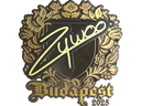 Sticker | ZywOo (Gold) | Budapest 2025