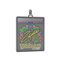 Sticker Slab | ZywOo (Embroidered) | Budapest 2025