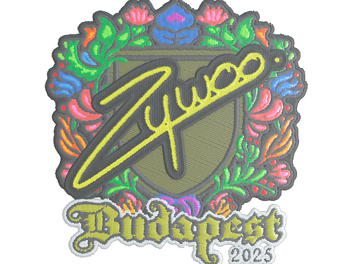 Sticker | ZywOo (Embroidered) | Budapest 2025