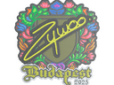 Sticker | ZywOo (Embroidered) | Budapest 2025