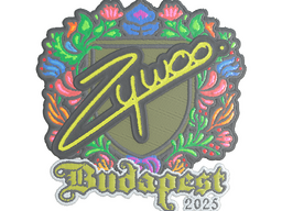 Sticker | ZywOo (Embroidered) | Budapest 2025