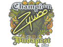 Sticker | ZywOo (Champion) | Budapest 2025