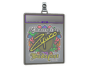 Sticker Slab | ZywOo (Embroidered, Champion) | Budapest 2025