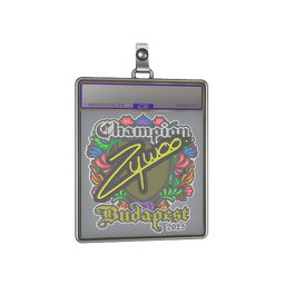 Sticker Slab | ZywOo (Embroidered, Champion) | Budapest 2025