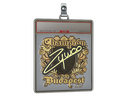 Sticker Slab | ZywOo (Gold, Champion) | Budapest 2025