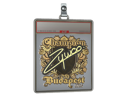 Sticker Slab | ZywOo (Gold, Champion) | Budapest 2025