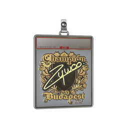 Sticker Slab | ZywOo (Gold, Champion) | Budapest 2025