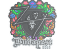 Sticker | zevy (Embroidered) | Budapest 2025
