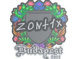 Sticker | zont1x (Embroidered) | Budapest 2025