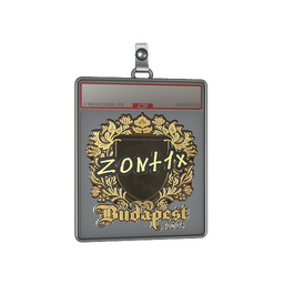 Sticker Slab | zont1x (Gold) | Budapest 2025
