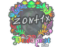Sticker | zont1x (Holo) | Budapest 2025