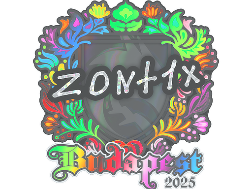 Sticker | zont1x (Holo) | Budapest 2025