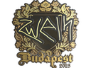 Sticker | zweih (Gold) | Budapest 2025