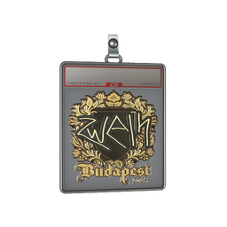 Sticker Slab | zweih (Gold) | Budapest 2025