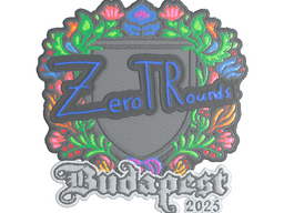 Sticker | ztr (Embroidered) | Budapest 2025