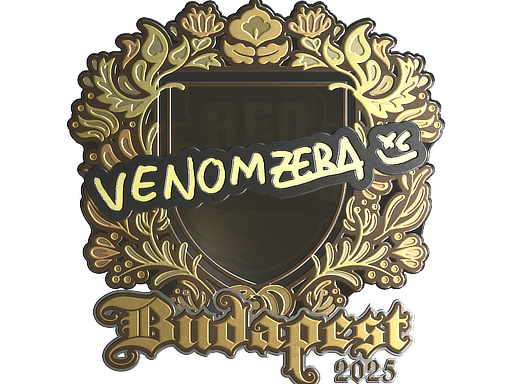 Sticker | venomzera (Gold) | Budapest 2025