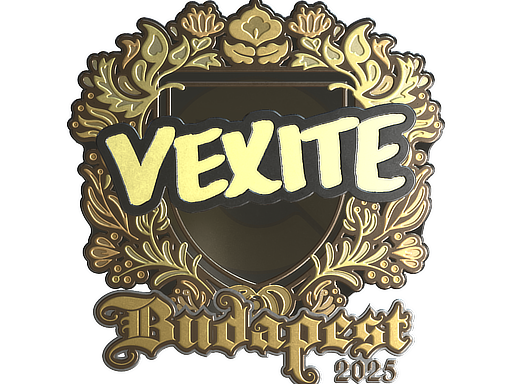 Sticker | vexite (Gold) | Budapest 2025