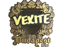 Sticker | vexite (Gold) | Budapest 2025