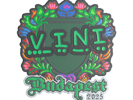 Sticker | VINI (Embroidered) | Budapest 2025