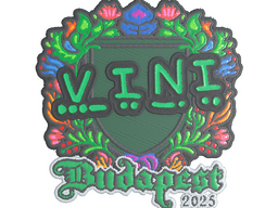 Sticker | VINI (Embroidered) | Budapest 2025