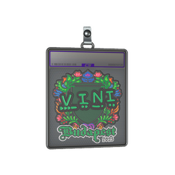 Sticker Slab | VINI (Embroidered) | Budapest 2025