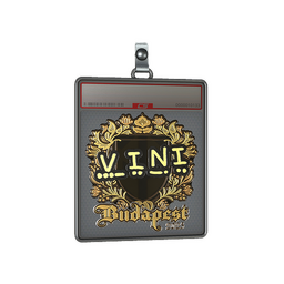 Sticker Slab | VINI (Gold) | Budapest 2025