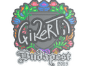 Sticker | qikert (Embroidered) | Budapest 2025