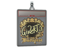 Sticker Slab | qikert (Gold) | Budapest 2025