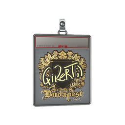 Sticker Slab | qikert (Gold) | Budapest 2025