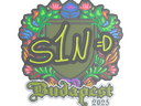 Sticker | s1n (Embroidered) | Budapest 2025