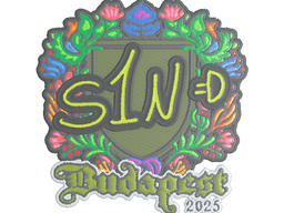 Sticker | s1n (Embroidered) | Budapest 2025