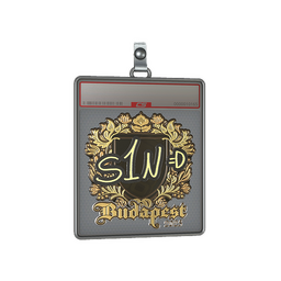 Sticker Slab | s1n (Gold) | Budapest 2025