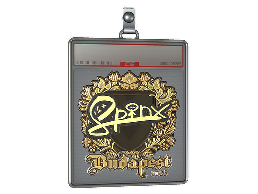 Sticker Slab | Spinx (Gold) | Budapest 2025