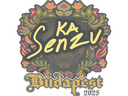 Sticker | Senzu | Budapest 2025