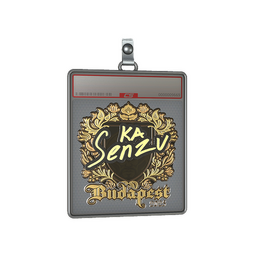 Sticker Slab | Senzu (Gold) | Budapest 2025