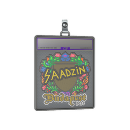 Sticker Slab | saadzin (Embroidered) | Budapest 2025