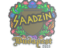 Sticker | saadzin (Embroidered) | Budapest 2025